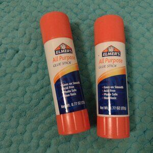 NEW lot of 2 Elmer's glue sticks